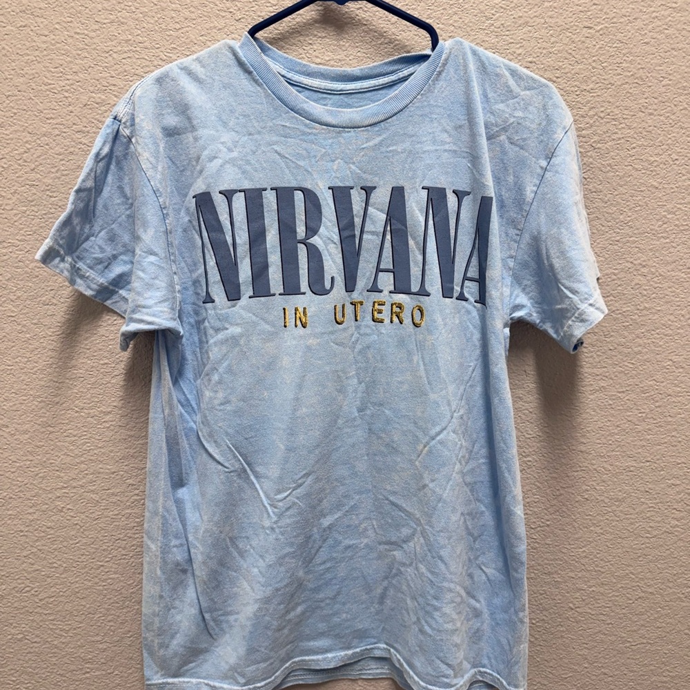 Nirvana In Utero Light Blue T-Shirt